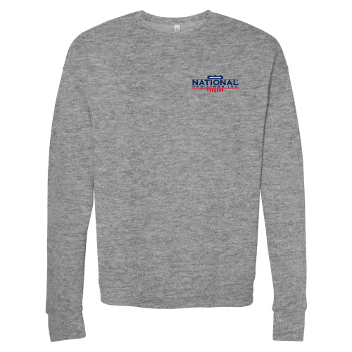 Bella + Canvas Heather Grey Fleece Crew-
