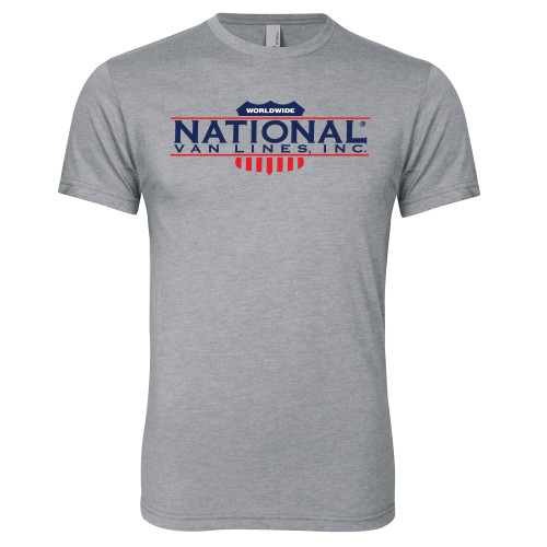 Next Level Heather Grey Triblend Tee-