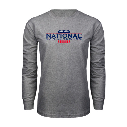 Grey Long Sleeve T Shirt-
