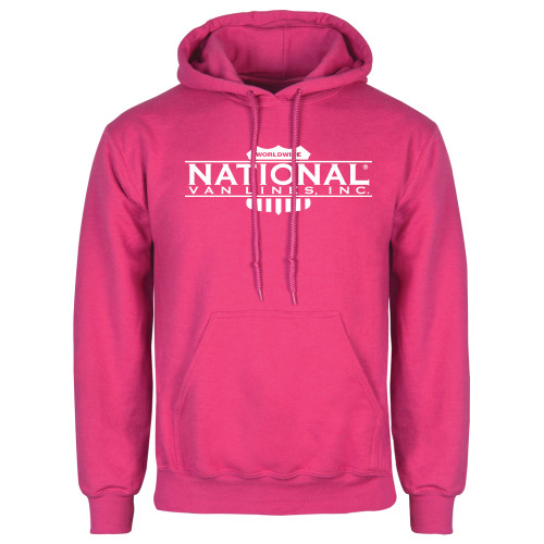 Womens Fuchsia Fleece Hoodie-