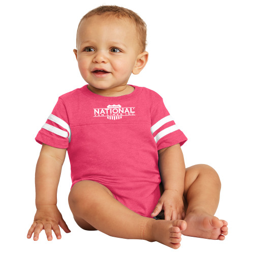 Vintage Hot Pink Jersey Onesie-