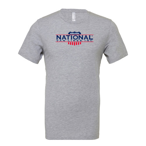 Bella + Canvas Heather Grey CVC T Shirt-