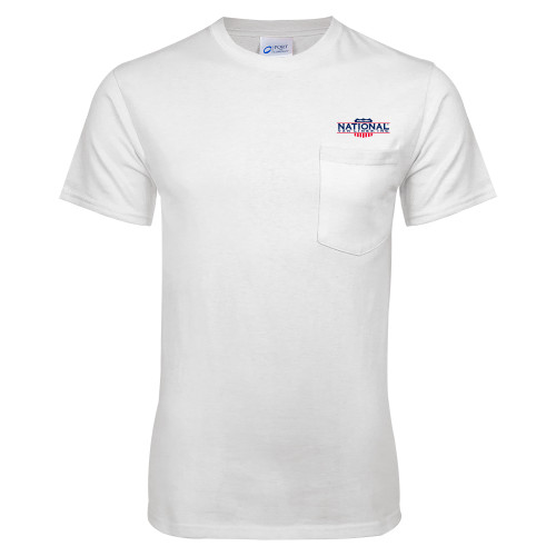 White T-Shirt w/Pocket-