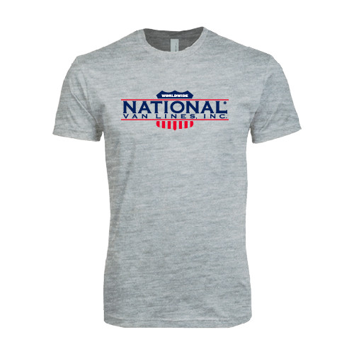 Next Level Heather Grey SoftStyle T Shirt-