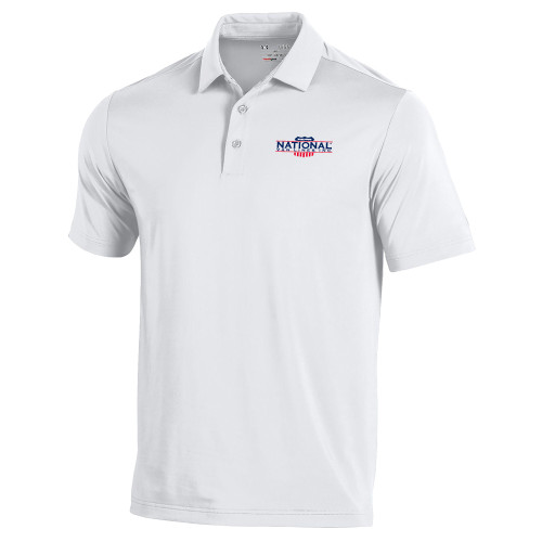 Under Armour White Performance Polo-