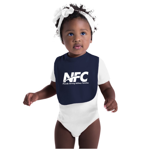 Navy Baby Bib-NFC