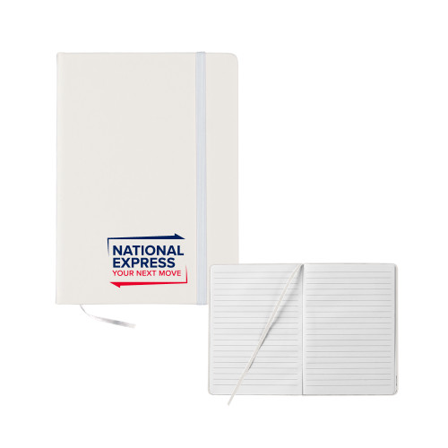 5x7 White Hard Cover Journal-National Express