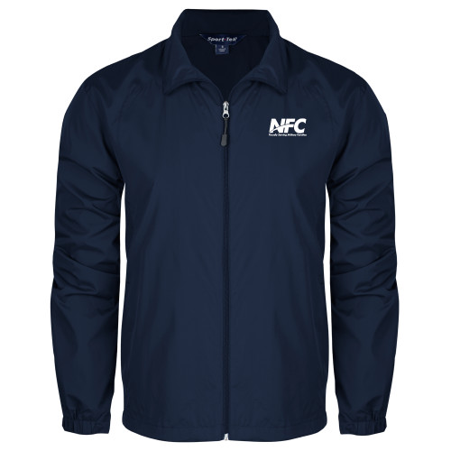 Navy Full Zip Wind Jacket-NFC