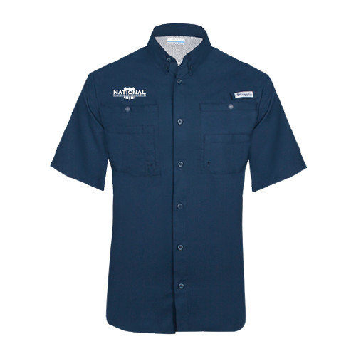 Columbia Navy Tamiami Performance Short Sleeve Shirt-