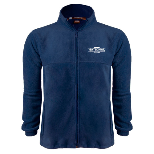 Navy Fleece Full Zip  Jacket-