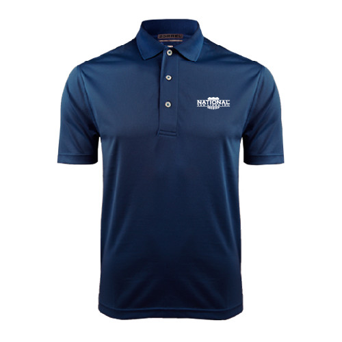 Navy Dry Mesh Polo-