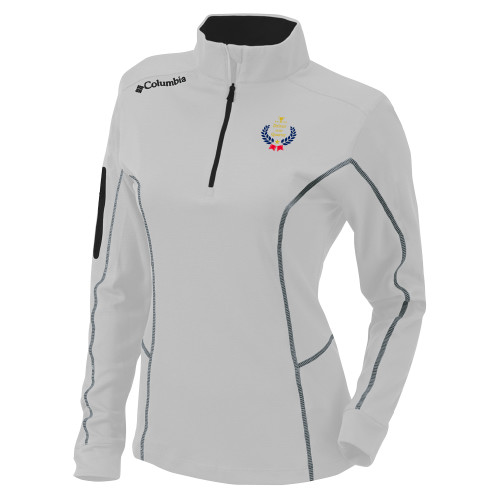 Columbia Womens Omni Wick White 1/4 Zip-Driver of the Quarter