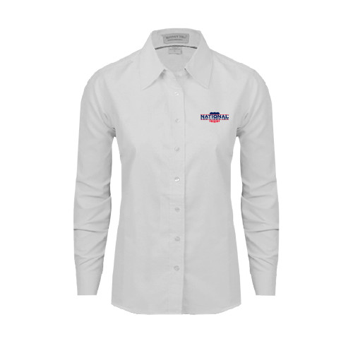 Womens White Oxford Shirt-