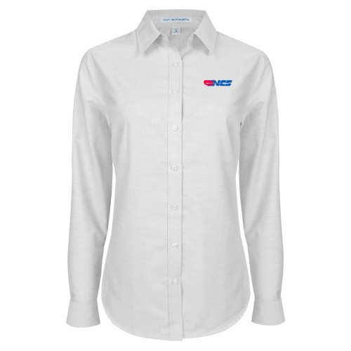 Womens White Oxford Shirt-NCS