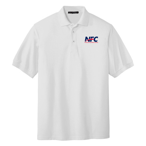 White Silk Touch Polo-NFC