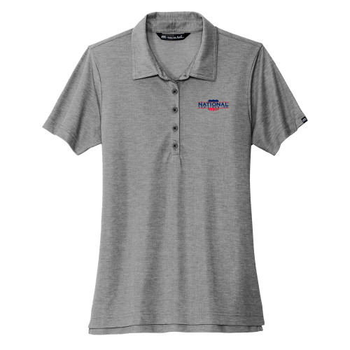 TravisMathew Womens Grey Heather Oceanside Polo-