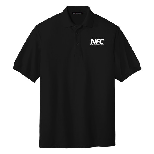 Black Silk Touch Polo-NFC