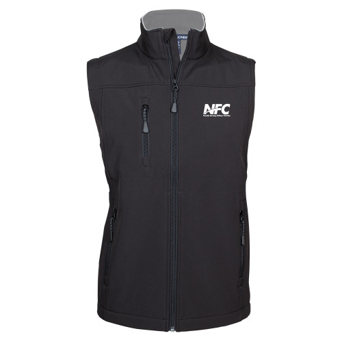Black Premium Softshell Vest-NFC