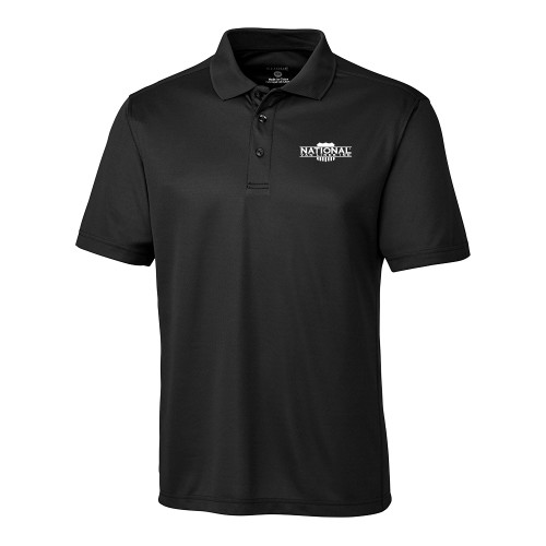 C&B Black Clique Ice Pique Polo-