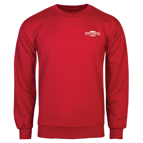 Red Fleece Crew-
