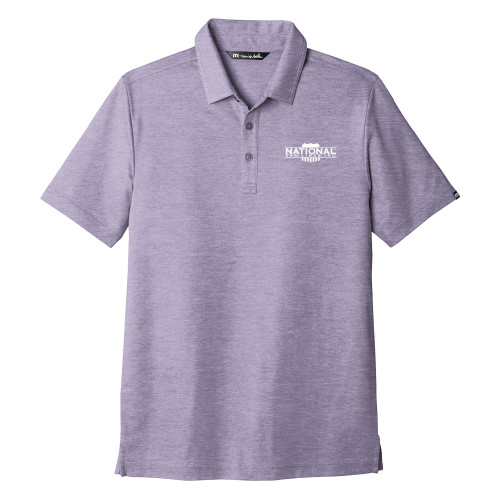 TravisMathew Purple Sage Heather Oceanside Heather Polo-