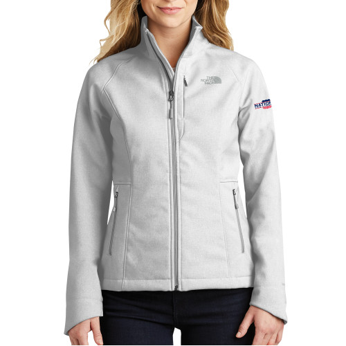The North Face Womens Light Grey Heather Apex Barrier Softshell Jacket-