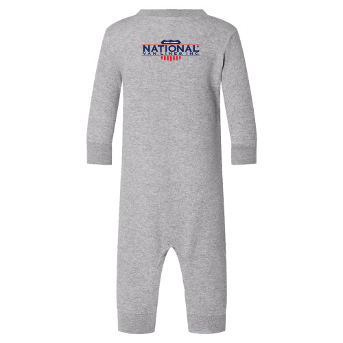 Heather Grey Fleece Onesie-