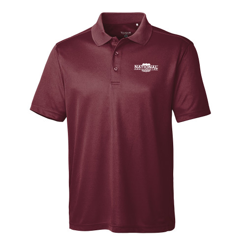 C&B Bordeaux Clique Ice Pique Polo-