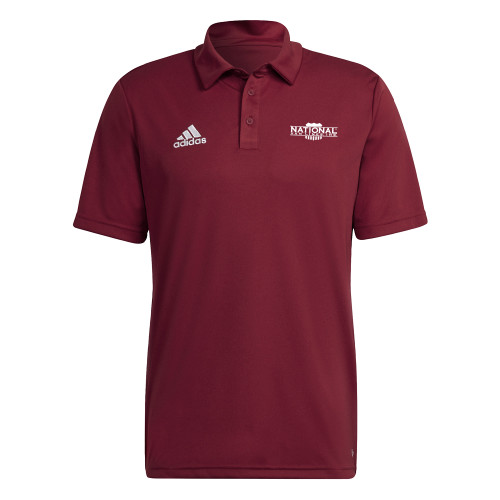 Adidas Burgundy Entrada Polo-
