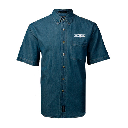 Denim Shirt Short Sleeve-