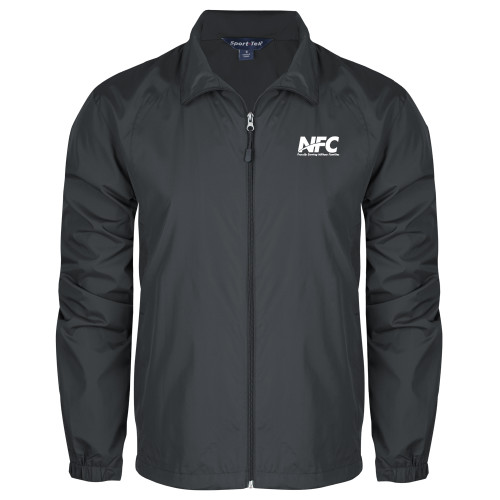Charcoal Full Zip Wind Jacket-NFC