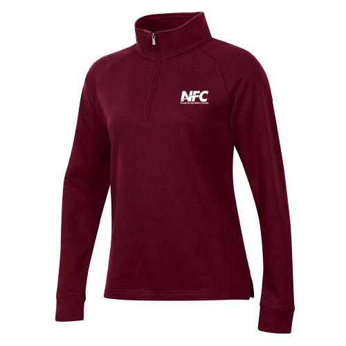 Gear Womens Maroon 1/4 Zip-NFC