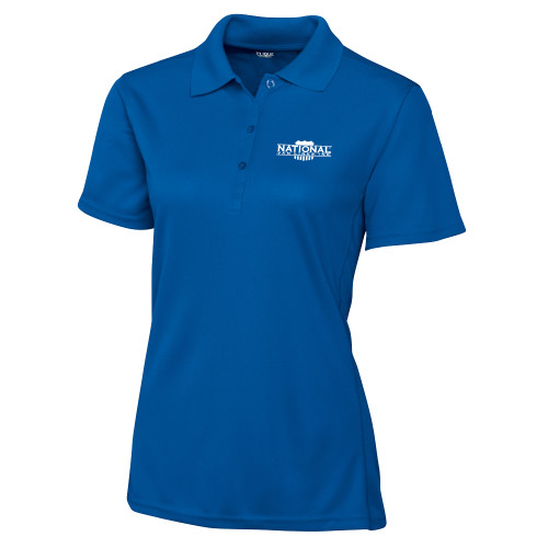 C&B Womens Royal Clique Ice Pique Polo-