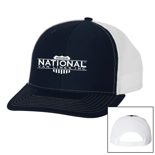 Richardson Navy/White Trucker Hat-