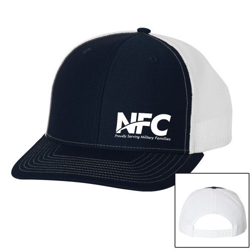 Richardson Navy/White Trucker Hat-NFC