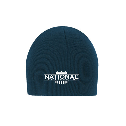 Navy Knit Beanie-