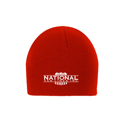 Red Knit Beanie-