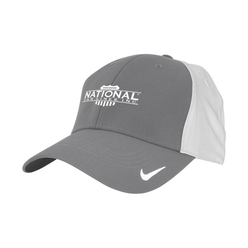 Nike Charcoal/White Swoosh Legacy 91 Hat-
