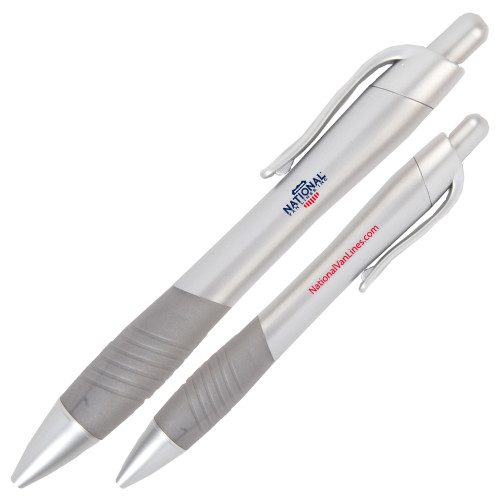 Metallic Mykonos Silver Pen-National Van Lines Inc