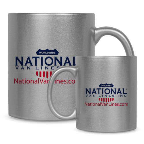 Full Color Silver Metallic Mug 11oz-