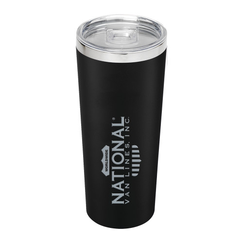 Thor Vacuum Insulated Black Tumbler 22oz-National Van Lines Inc Engraved
