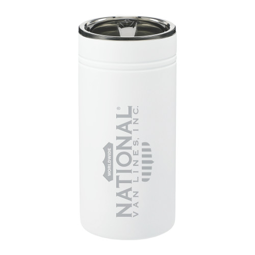 Sherpa Vacuum White Tumbler & Insulator 12oz-National Van Lines Inc Engraved