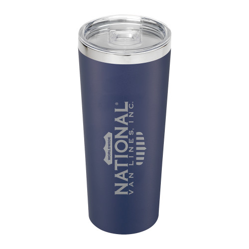 Thor Vacuum Insulated Navy Tumbler 22oz-National Van Lines Inc Engraved