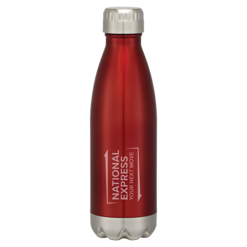 Swig Stainless Steel Red Bottle 16oz-National Express Engraved