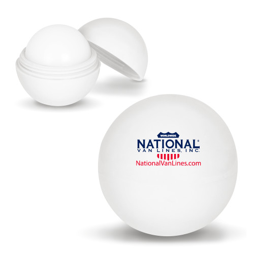 White Lip Moisturizer Ball-