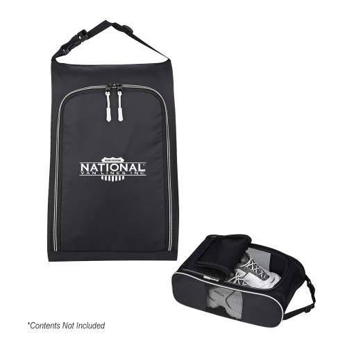 Crosstown Side Mesh Black Shoe Bag-