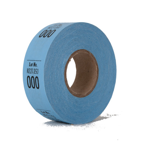 Inventory Sticker Roll, 1 Thru 500, Light Blue-ID# 0133