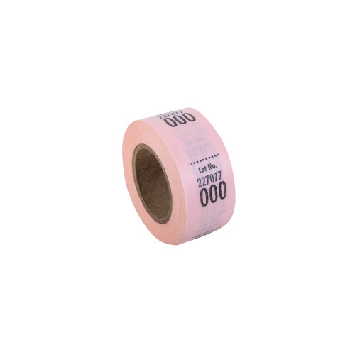 Inventory Sticker Roll, 1 Thru 200, Pink-ID# 0134