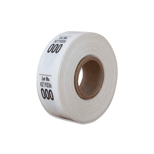 Inventory Sticker Roll, 1 Thru 200, White-ID# 0134
