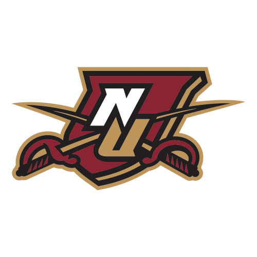 Large Decal-NU Shield, 12 inches wide